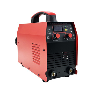 Machine à souder à l'arc DC Inverter Arc 950 140A, soudeuse à l'arc manuelle portable, rouge, avec écran intégré - Product Image 1