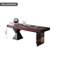 Bureau d'ordinateur moderne convertible de luxe Liyu pour le bureau à domicile, en forme de L, couleur bois, haute technologie
