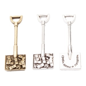 Pendentif pelle à lingots en alliage, outil de richesse pour bracelets d'appréciation des mineurs - Product Image 5