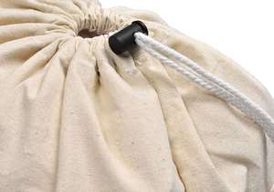 Sac à provisions réutilisable en toile, sac d'épicerie extensible débordant et sécurisé avec une fermeture à cordon de serrage - Product Image 4