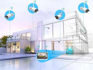 Kit de cámara de seguridad WiFi de 4 canales EseeCloud 12,5 pulgadas LCD <span class=keywords><strong>Monir</strong></span> 3MP 5MP WiFi NVR kit Cámara IP inalámbrica sistema de cámara de seguridad cctv - Product Image 5