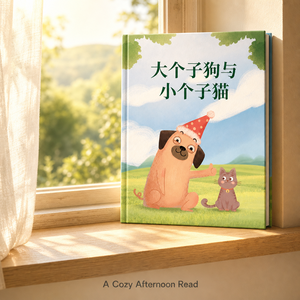 หนังสือภาพคลาสสิกเรื่องมิตรภาพระหว่างสุนัขและแมวสำหรับเด็กอ่านก่อนนอน หนังสือเรียนภาษา<span class=keywords><strong>จีน</strong></span>สำหรับเด็ก - Product Image 5