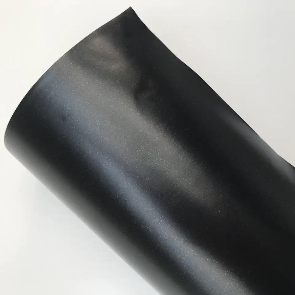 ซาตินโลหะสีดำทอง