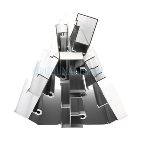Puertas y Ventanas Corredizas de Aluminio Color Roble Caoba P65 P92, Perfiles de Aluminio para Ventanas Corredizas para República Dominicana - Product Image 6