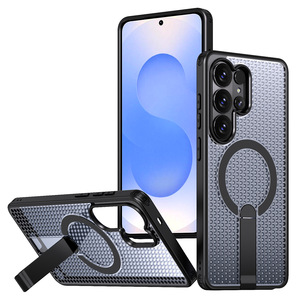 Étui de téléphone avec support de dissipation thermique pour Samsung S26 Ultra, coque magnétique antichoc pour Samsung Galaxy S26 S25 - Product Image 1
