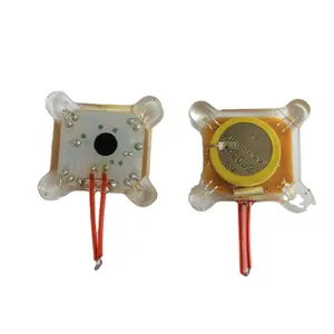 Waterproof color changing mini vibration sensor flashing led lights for kids clothes and shoes