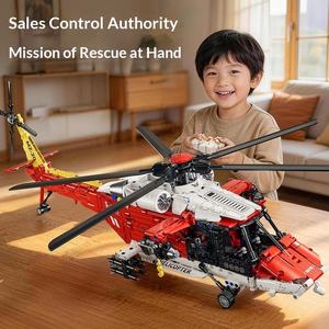 Bloques de Construcción de Plástico Compatibles con Aviones Armados de Estilo Nuevo, Juguete Educativo de Ensamblaje para Niños, Regalo de Moda - Product Image 4