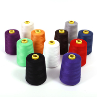 Fil à coudre en polyester filé teint 40S/2 pour les fournitures de couture à la machine