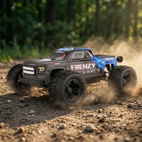 HOSHI N517 Frenzy 1/12 Truk RC Brushless 4WD 70km/jam Kecepatan Tinggi Kendaraan Monster Off-Road Remote Control Paket Baterai 1 2 3