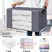Sac de rangement non tissé anti-poussière et étanche à l'humidité pour couettes vêtements épaissi artefact mobile tissu PP pour l'organisation de la garde-robe