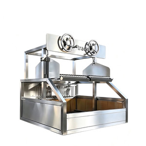 Maßgefertigter Edelstahl Argentinischer Holzkohlegrill Großhandel Verstellbarer Santa Maria Holzkohle-BBQ-<span class=keywords><strong>Grill</strong></span> - Product Image 1