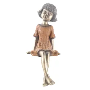 आउटडोर मूर्तिकला और आंकड़े गार्डन सजावट घर यार्ड की प्रतिमा लड़की आभूषण