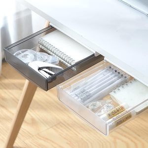 Double Layer Under Desk <b>Drawer</b> <b>Slide</b>-out, Under Mount Desk <b>Drawer</b>, Office Organizers and Storage <b>Drawers</b> Under Mounted - Product Image 5