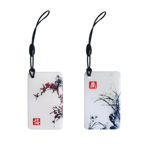 <span class=keywords><strong>RFID</strong></span> 13,56 МГц карта контроля доступа водонепроницаемый клей упаковка эпоксидный брелок только для чтения - Product Image 2