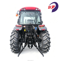 Traktor Pertanian Diesel 70HP 4WD Traksi Tinggi Konsumsi Bahan Bakar Rendah untuk Budidaya & Transportasi Pertanian Skala Besar