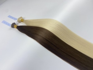Extensiones de Cabello Humano Virgen con Micro Link Nano Bead, Alineación de Cutículas, Sin Caída, Sin Enredos, Todos los Colores Personalizables, Venta al Por Mayor - Product Image 3