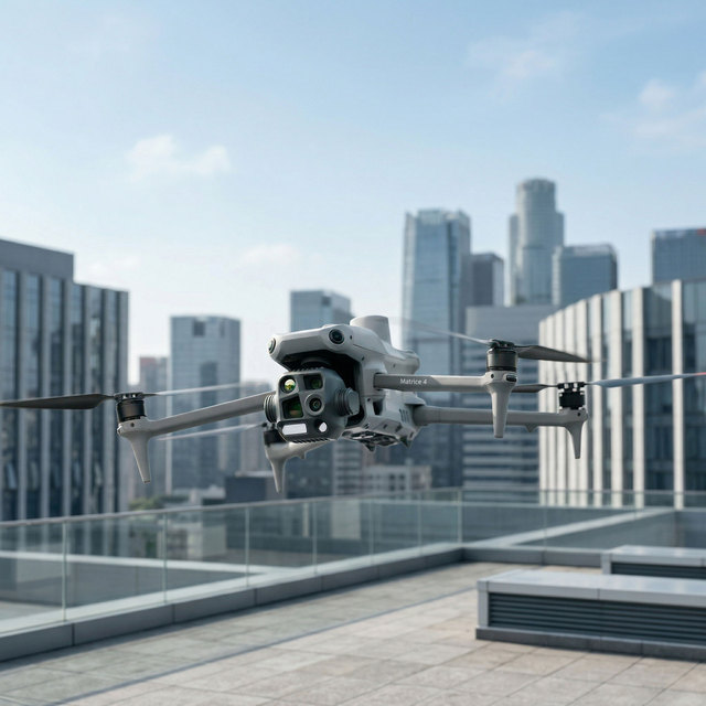 Matrice 4T Enterprise Drone 48MP Wide Tele Cameras 49 Min Flight For Mapping Surveying Construction Aerial Data UAV