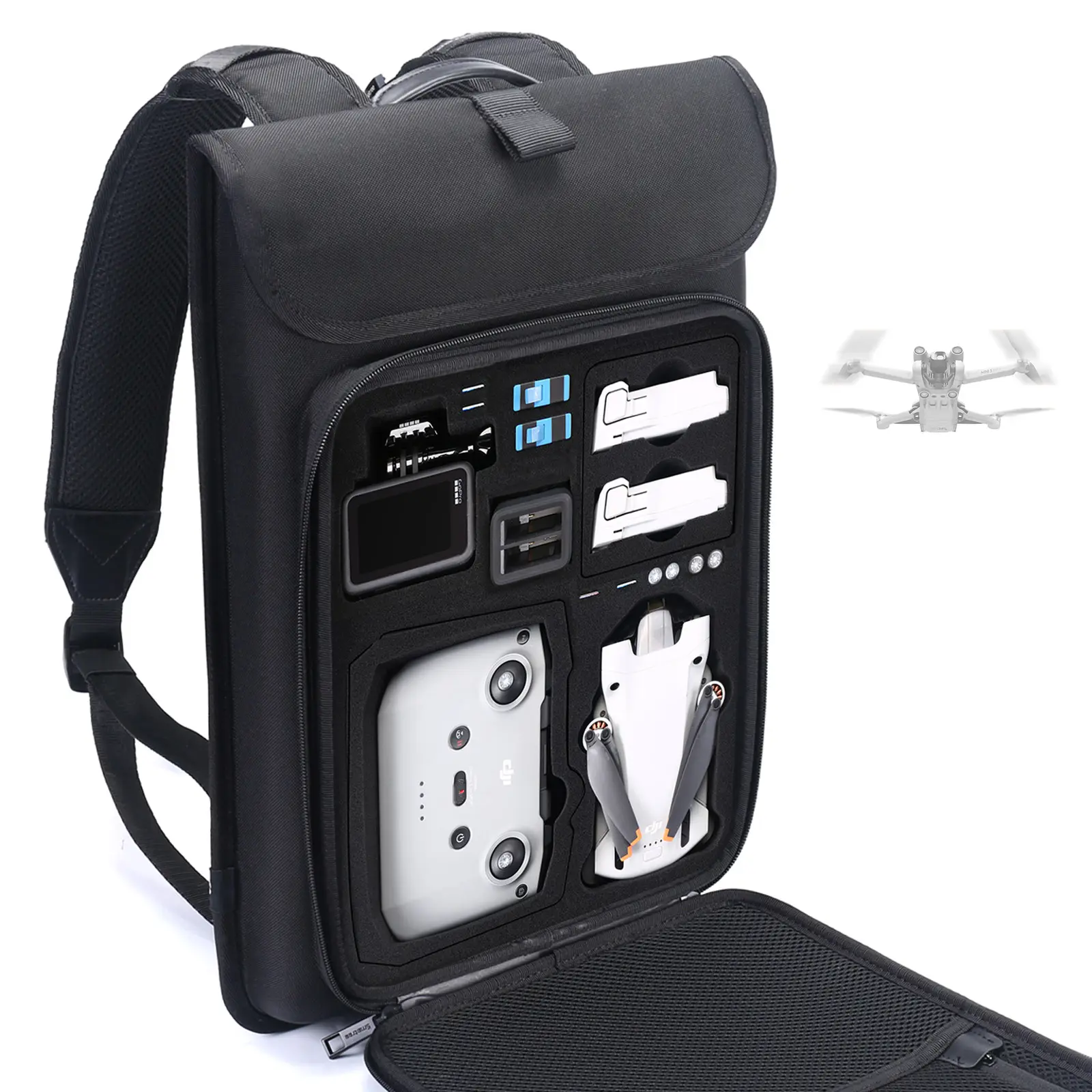 Om mochila para drone dji mini 3 pro, acessório para drone dji mini 3 pro