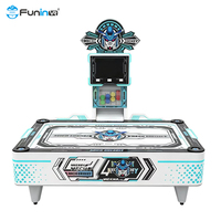 FUNINVR Mecha Magic Hockey – Nouvelle Attraction d'Arcade à Fort Rendement pour Parcs d'Attractions – Machines de Jeu à Monnayeur pour 2 à 4 Joueurs