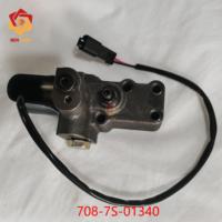 Vanne solénoïde de moteur de ventilateur de haute qualité SAA6D107 708-7S-01340 compatible avec les chargeuses sur pneus Komatsu WA380-6 WA380Z-6