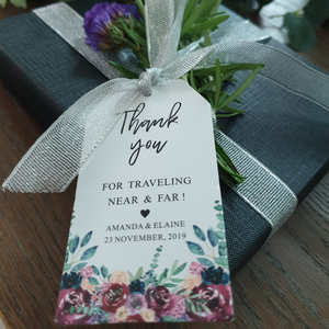 Etichette Personalizzate <span class=keywords><strong>per</strong></span> <span class=keywords><strong>Bottiglie</strong></span>, Cartellini Regalo di Ringraziamento con Stampa di Lusso - Product Image 6