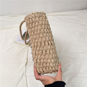 JIANUO Nuevas Bolsas de Mano de Paja Tejida de Gran Capacidad para el Verano, Bolsas de Playa Esenciales para <span class=keywords><strong>Viajes</strong></span> - Product Image 2