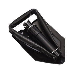 Pelle pliante multifonctionnelle, houe de camping portable pour l'extérieur, mini-outil de terrassement avec houe, directement de l'usine - Product Image 2