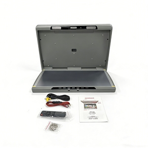 Moniteur de plafond rabattable 19 pouces TFT LCD LED HD 1080P avec audio haute résolution, lecteur multimédia MP5, système de divertissement pour bus, <span class=keywords><strong>camping</strong></span>-<span class=keywords><strong>car</strong></span>, SUV - Product Image 5