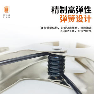 Pince à ressort en métal robuste de type A, 4, 6, 9 pouces, pour le travail du bois, le bricolage à domicile, maintien durable et solide - Product Image 5