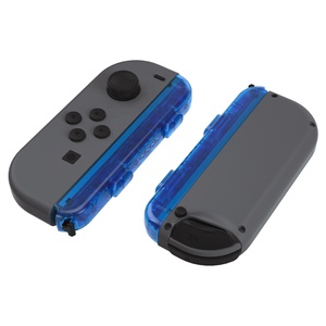 ชุดเปลี่ยนเคสใสสีฟ้า EXtremeRate พร้อมสายรัดข้อมือและปุ่มควบคุมแบบกำหนดเองสำหรับ Nintendo Switch และ Switch OLED - Product Image 4