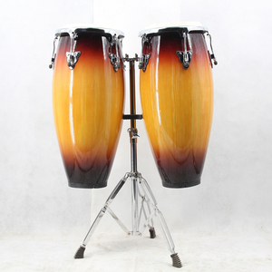Conjunto de Tambores Ergonómicos Clásicos de Madera con Parches de Cuero, <span class=keywords><strong>Conga</strong></span> de Alta Calidad OEM/ODM de 10 Pulgadas, Producto Más Vendido de Fábrica - Product Image 1