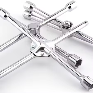 ATLI-Clé cruciforme rotative pliable de 14 pouces, outil d'<span class=keywords><strong>urgence</strong></span> 35.3x35.7cm pour réparation de pneus de <span class=keywords><strong>voiture</strong></span>, 1.32kg - Product Image 1
