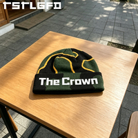 Gorros de punto personalizados con logo impreso al por mayor, estilo streetwear, con tejido suave, gorro de invierno con dobladillo, fabricante.
