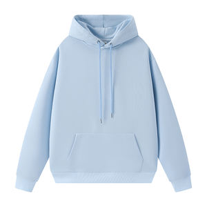 Sudadera con Capucha Personalizada de 330 Gramos, 100% Poliéster, Gruesa, Unisex, Talla Grande, Lisa, para Hombre, con Diseño de Logotipo por Sublimación - Product Image 1