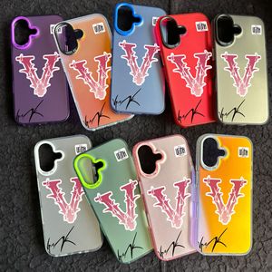 Funda para Teléfono con Diseño de Marca de Moda Big <span class=keywords><strong>V</strong></span>, Personalizada con Logotipo, para iPhone 17 16 15 14 13 12 <span class=keywords><strong>11</strong></span> Pro Max Plus - Product Image 1