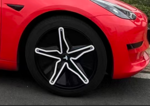 18 Inch for 3 Highland 2024 Hubcap Performance <b>Replacement</b> Cap Full Rim Cover Accessory Sports <b>Wheel</b> Covers for Tesla Model Y - Product Image 2