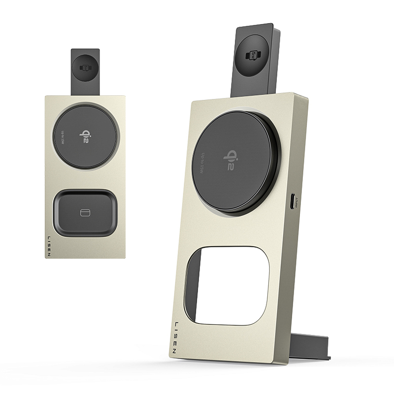 LISEN Premium Aluminum Alloy Qi2 Wireless