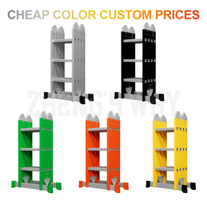 Escalera de extensión multiusos de aluminio ligero <span class=keywords><strong>Makita</strong></span>, herramienta de trabajo portátil y plegable de diseño moderno para uso en apartamentos - Product Image 6