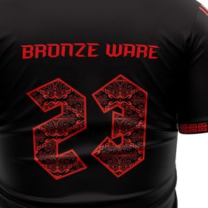 Conception libre Dernière tenue de football personnalisée Maillot d'équipe libre Conception libre Dernière chemise de football Maillot de sport personnalisé - Product Image 6