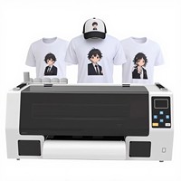 Mesin Cetak Printer Inkjet A3 Dengan Penggoyang Bubuk Printer DTF Kaos 30cm
