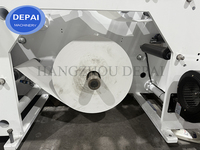 Machine d'impression flexographique à 6 couleurs pour bandes étroites avec système de découpe IML et système de superposition par convoyeur