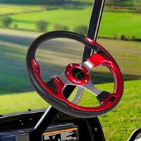 Vente en gros 13 pouces universel Volant de voiture en PU pour les sports de course et de dérive