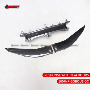 Accessoires automobiles : Déflecteur d'air interne en carbone sec pour pare-chocs avant Ferrari 296GTB, Spoiler interne de pare-chocs avant - Product Image 5