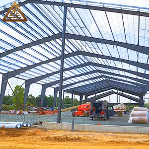 Metal Industrial Engineering 7000sqft Prefabricated Structural Construction Steel Structure Workshop Building