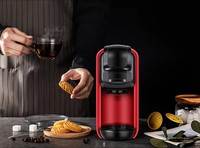 Cafetera Italiana Pequeña, Portátil, Automática, de Acero Inoxidable, con Control Digital, 19 Bares de Presión, Autolimpiante, para el Hogar