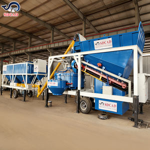 Centrale à béton mobile sur site avec mélangeur MP1000 pour les projets de ponts et commerciaux - Product Image 6