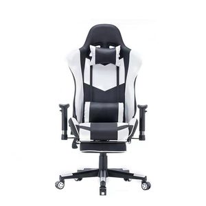 <span class=keywords><strong>Chaise</strong></span> de jeu <span class=keywords><strong>Razer</strong></span> moderne avec hauteur réglable, pivotante et inclinable, en cuir PU, design ergonomique, vérin à gaz 3 positions - Qualité supérieure - Product Image 1