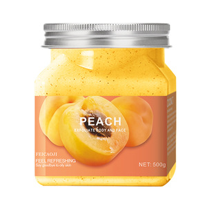 Gommage corporel blanchissant naturel bio Fruits sel <span class=keywords><strong>de</strong></span> mer miel crème exfoliante pour mains pieds soins <span class=keywords><strong>de</strong></span> la <span class=keywords><strong>peau</strong></span> infusée fraise - Product Image 3