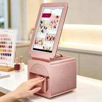 Printer Seni Kuku Digital Inkjet Layar Sentuh 10.1 Inci Mesin Manikur Komersial Desktop Pola Kustom DIY