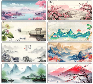Sanxing Rectangular Anime Cartoon Art <b>Mouse</b> Pad 900x300mm Natural Rubber Office Desk <b>Mat</b> Cherry Blossom Landscape Design Stock - Product Image 6
